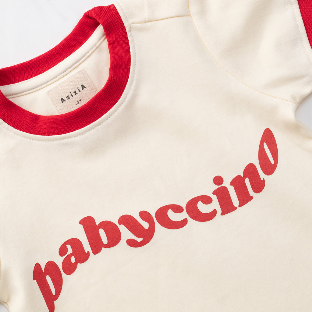 The Babyccino Tee- Cherry