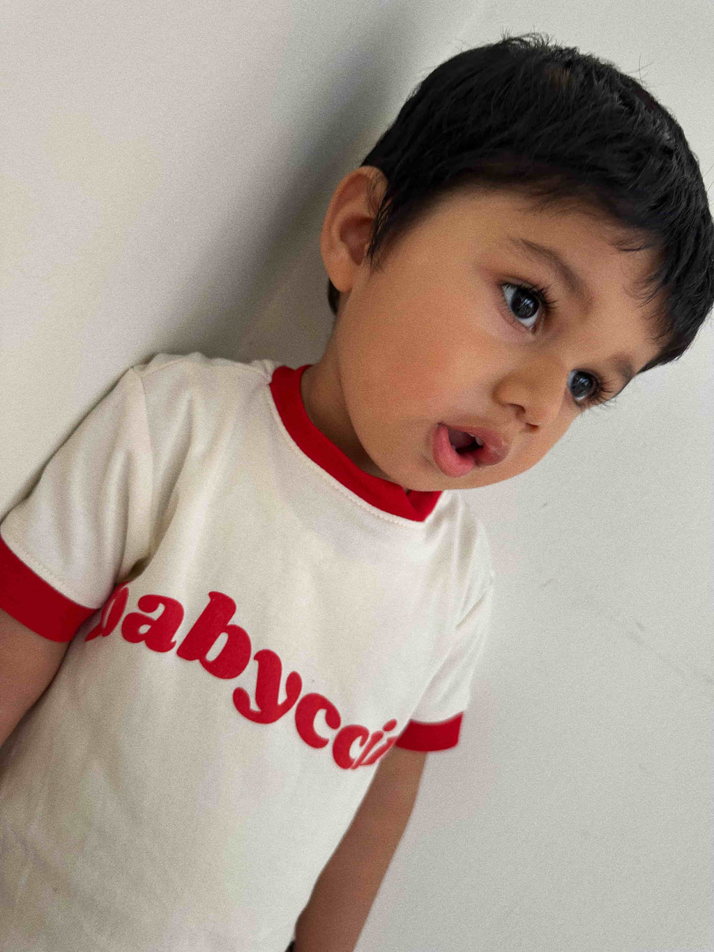 The Babyccino Tee- Cherry