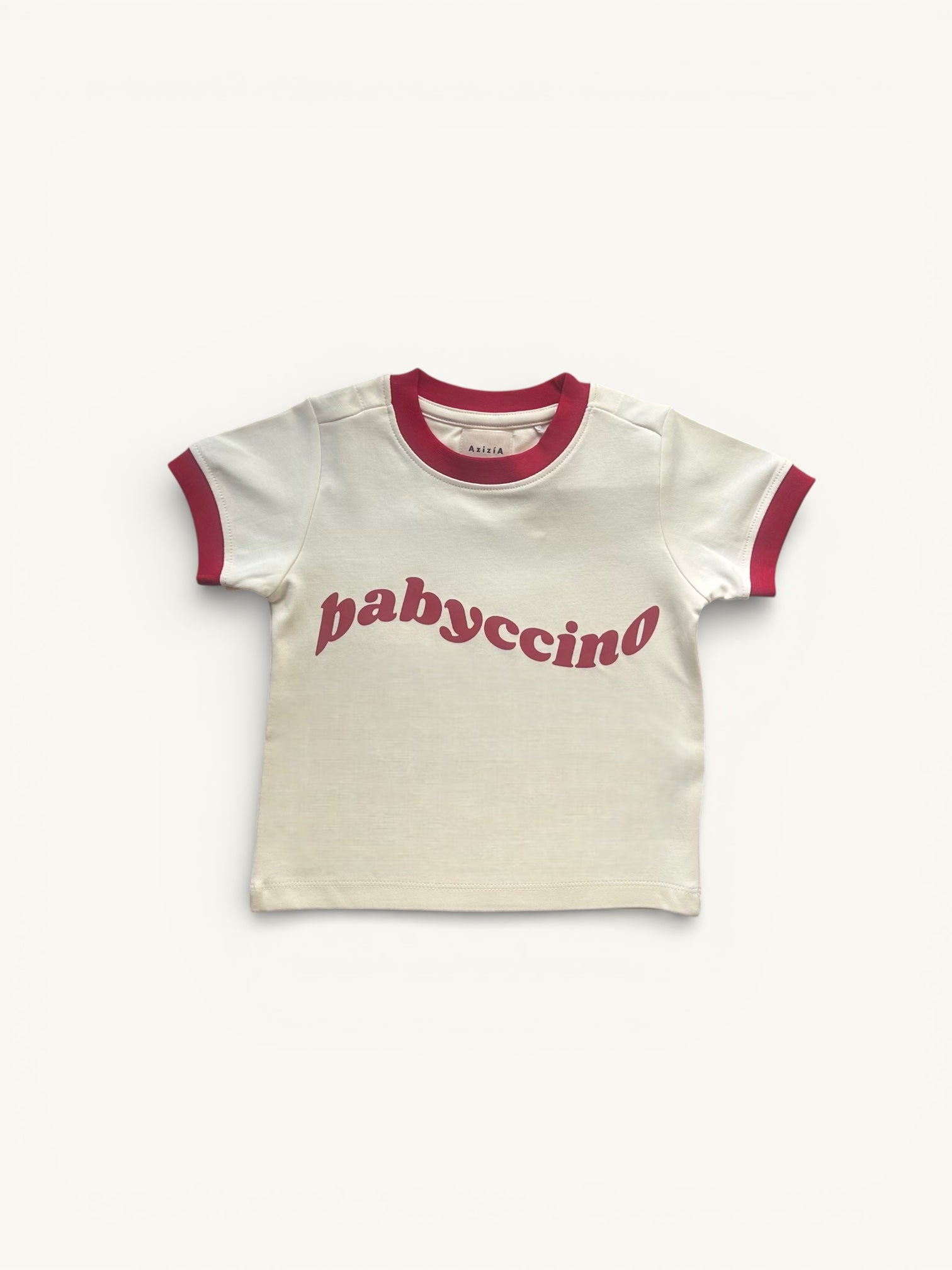 The Babyccino Tee- Cherry